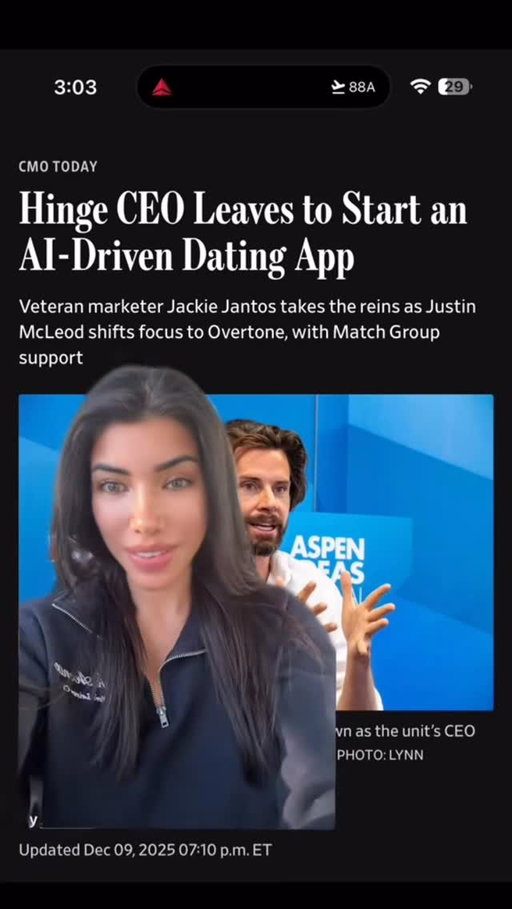 Great job all you swipers! They couldn’t have done it without you! 🤩

#ai #machinelearning #techtrends #hinge #datingapps