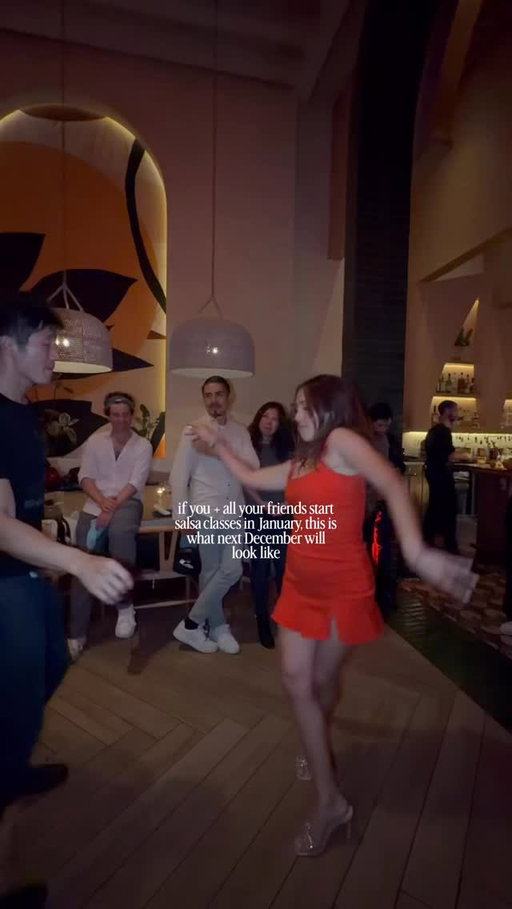 or even better, take class by yourself and you’ll have a whole new group of dance friends 💃🏽 I’ll always be here to remind you to take the dance class: salsa, heels, hip-hop… whatever it is… movement is healing + you are never too old (started my salsa journey at 37!). xo - Ash
