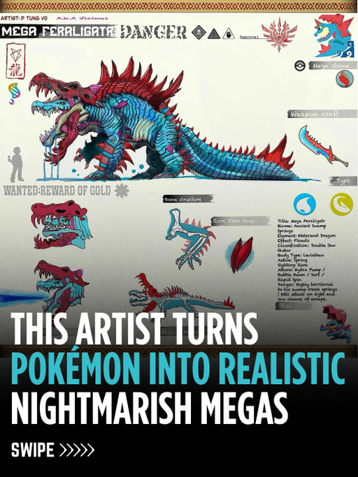 @vicioussculptor has been creating some of the coolest mega concepts we’ve ever seen! Which is your favorite?

#pokemonart #pokemon