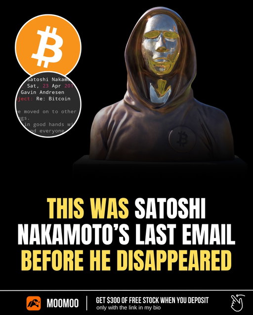 Satoshi Nakamoto’s final email on April 26, 2011, to Gavin Andresen urged focusing on developers over his persona, avoiding “pirate currency” media spins.
⠀
“I’ve moved on to other things. It’s in good hands with Gavin and everyone,” Nakamoto wrote earlier to Mike Hearn, handing over the CAlert key.
⠀
The messages, marking his exit after three years, entrusted Bitcoin to the community, preserving its decentralized ethos.