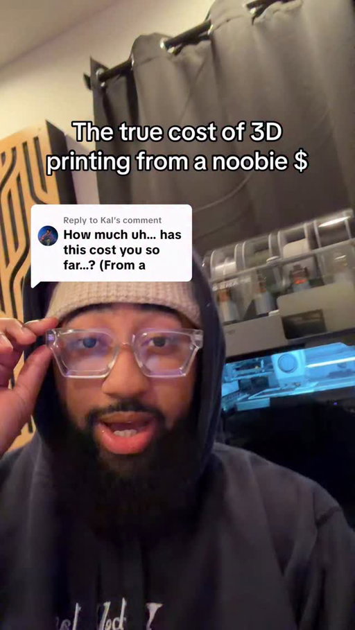 TL;DR: About $890 all-in. $800 for the P2S printer, $89 for the filament starter pack (4 spools + reusable spool)

#3dprinting