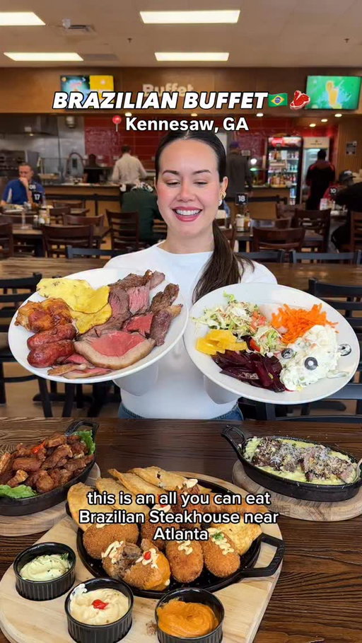 ALL YOU CAN EAT BRAZILIAN BUFFET & STEAKHOUSE🥩🇧🇷

📍Bonfire Brazil Kennesaw, GA @bonfirebrazil 

known for their a huge variety of traditional Brazilian dishes, sides, desserts & drinks!

🍋‍🟩So many Caipirinha flavors to choose from

🥘Every day Buffet 11:30AM - 7PM
🍽️A La Carte Menu after 5:00PM

🎶Live Music Friday & Saturday 

#kennesaw #kennesawstateuniversity #atlantafood #atlantarestaurants #brazilianfood #atlfoodiez