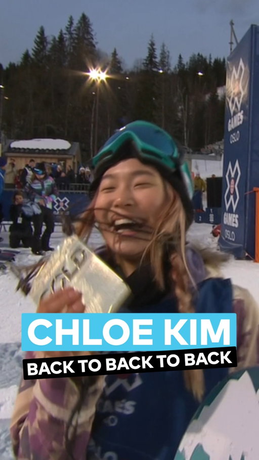 "She can't even drive a car yet"

@chloekim earned her third straight X Games gold at X Games Oslo 2016. She was just 15 years old making her the youngest XG athlete (at the time) to take three consecutive titles! Her run scored a 98, the highest mark awarded to a woman in the X Games SuperPipe.

#XGames #30YearsofXGames