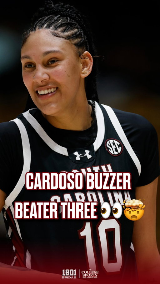 Kamilla Cardoso kept South Carolina’s undefeated season going with her first three pointer 👀🔥
•
•
•
•
•
•
•
•
#Gamecocks #GoCocks #SpursUp🤙 #USC #CFB