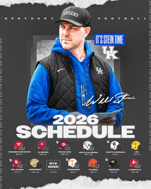 The 2026 schedule is here.