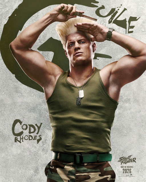 Reporting for duty. CODY RHODES is GUILE. #StreetFighterMovie hits theaters everywhere October 16, 2026.