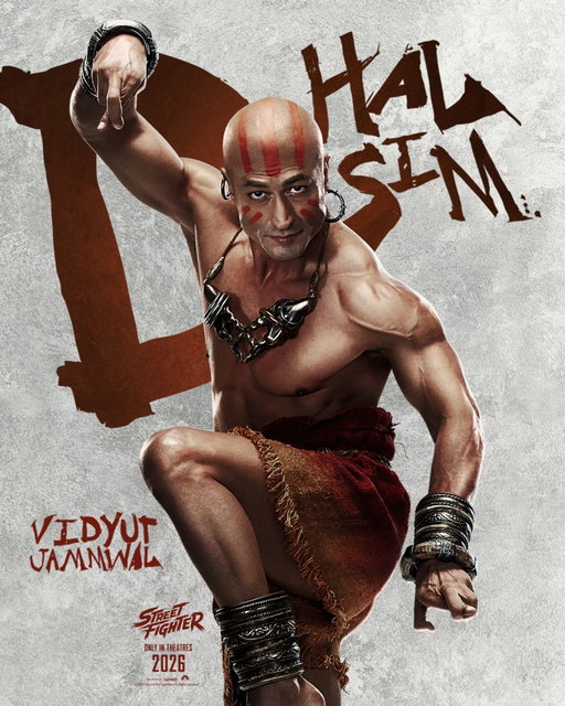 Stretch beyond your limits. VIDYUT JAMMWAL is DHALSIM. #StreetFighterMovie hits theaters everywhere October 16, 2026.