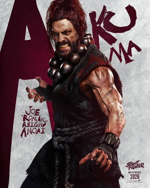 My fists have never known an equal. ROMAN REIGNS is AKUMA. #StreetFighterMovie hits theaters everywhere October 16, 2026.