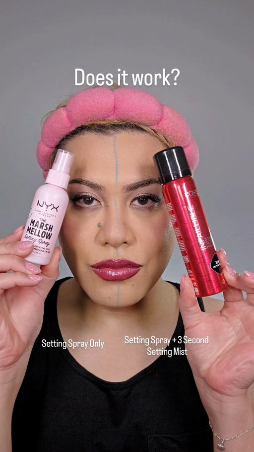 The @lorealparis setting mist does help with longevity and is transfer resistant