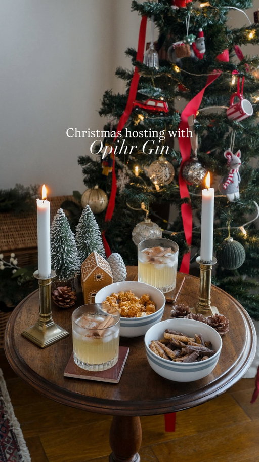 Creating the perfect cocktail for the festive season with @opihrgin 🍹🎄✨ ad

If you’re hosting this Christmas, the best way to get the evening started is with delicious snacks and of course the perfect cocktail

Opihr is a truly unique, premium London Dry Gin rooted in the ancient Spice Route. The warm, rich taste of Opihr Gin balances perfectly with the crisp, fresh notes of apple
juice, creating a complex but harmonious taste that is the perfect festive drink 

🍏 Recipe for Cloudy Spiced Apple cocktails 🍏
Add ice to your glasses 
Pour 50ml Opihr Gin and 50ml of cloudy apple juice
Stir then top up with ginger ale
Garnish with cinnamon powder and a cinnamon stick
Sip, share, enjoy and let the taste take you there!