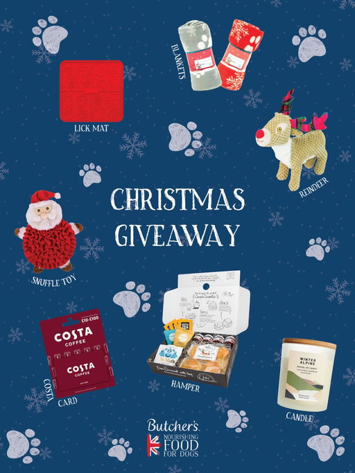 GIVEAWAY CLOSED🎄 CHRISTMAS GIVEAWAY 🎄

We are super excited to be collaborating with @love.from.lucy.xx to be able to give back to our Butcher’s family this Christmas. This year, you and your pups are in with a chance of winning: 

💙 A personalised print and tag of your dog from @love.from.lucy.xx
💙 A Christmas hamper full of presents for yourself and your pup 

To enter👇

🐾 Like this post
🐾 Tag a friend in the comments
🐾 Follow @butchersdogfood & @love.from.lucy.xx 

The giveaway ends on 15.12.25 at 12:00 pm GMT through our official @butchersdogfood account only. Beware of similar accounts - only messages from us are legitimate.

Winners will be contacted via DM on 16.12.25 Winners must claim prizes by 17.12.25 . Butcher’s will not be held accountable for prizes not received in the post. This competition is not affiliated with Instagram or Facebook. T&Cs apply.