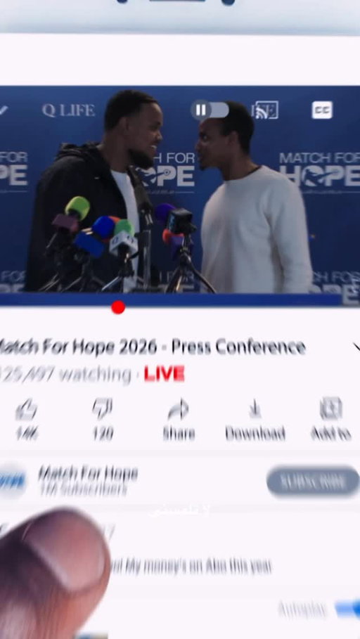 The Final Showdown is here!🔥 

Match for Hope’s third edition will take us back to Ahmad bin Ali Stadium on 30 January 2026, where it all started in 2024 🏟️ 

With the scores all square between @Chunkz and @AboFlah, who will be The Ultimate Champion? 👑 

Stay tuned for player reveals and more announcements ⏳

#MatchforHope 

المواجهة النهائية قريبة! 🔥 

تعود النسخة الثالثة من مباراة لإحياء الأمل إلى استاد أحمد بن علي في 30 يناير 2026، حيث انطلقت الحكاية لأول مرة في عام 2024 🏟️ 

ومع تعادل الفريقين بقيادة شنكز وأبو فلة، يبقى السؤال… من سيحمل لقب البطل النهائي؟ 👑 

تابعونا للكشف عن اللاعبين والمزيد من الإعلانات ⏳

#مباراة_لإحياء_الأمل