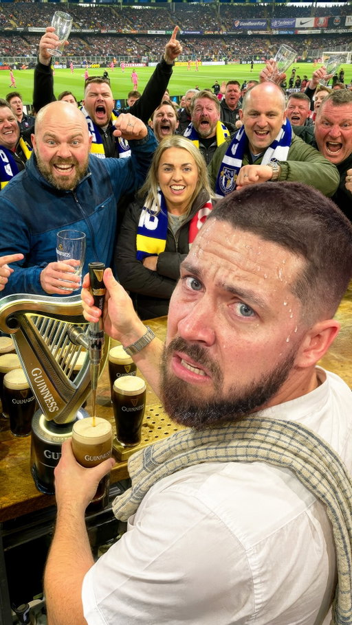 I Paid for Everyone’s Drinks at a Football Match ⚽ #ad 

To support local this festive season, @guinnessgb are giving away 10,000 free pints to non-league clubs on Boxing Day. Check it out on Fanzo! #guinness 

*T&Cs apply. Up to 10,000 pints available for redemption, allocated on a first-come, first-served basis.