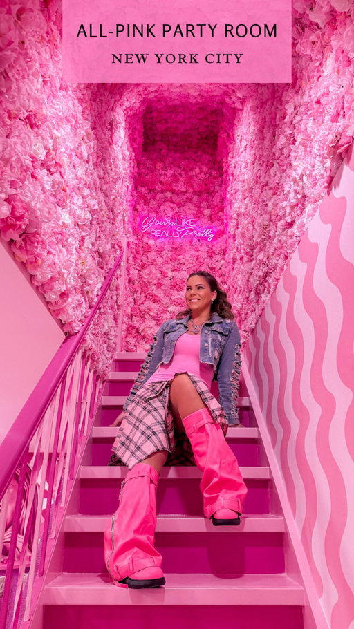 Your next all-pink party is calling💖🎉
 
💗Embrace the magic of Pinkmas at Social Cues - Slay!💅🏻, the newest party place that just opened in NYC and let me tell you - Pinkmas fairy did her thing🧚‍♀️ Such a stunning world of pink that’s filled with tons photo ops, jaw-dropping details like ostrich feather wall, floral tunnel, shining rhinestone bar and the art pieces floor to ceiling that are simply incredible, wow🔥
 
💃It’s a perfect blend of glam & sass in one place and the best part - it’s NOT a pop-up 👉 you can always reserve this party lounge regardless of the season for a birthday party, baby shower, bachelorette party or other types of events!

🩷Love that it’s fully private and you can bring your own food & drinks🥂, play your own music and take advantage of all cool and fun stuff this lounge comes with like karaoke🎙️, photo booth, pool table and bunch of group games🎊
 
💝It’s absolutely beautiful & so original, will definitely be throwing my birthday party here next year🥳
 
Pinkalicious party spot:
📍Social Cues - SLAY!
369 Hooper Street

#partyplaces #nyclounges #pinkmas #partyroom #pinkaddict #pinklounge #pinklover #birthdaypartyidea #partyideas #pinkwonderland #nycthingstodo