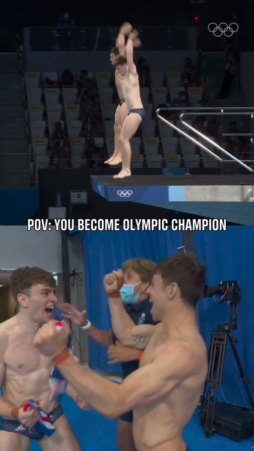 The feeling of winning Olympic gold! 🥇

Tom Daley and Matty Lee’s last dive and celebration at #Tokyo2020 gets us every time. ❤️👏

What everyday win would make you react the same way? Tell us!👇

#Olympics #Diving