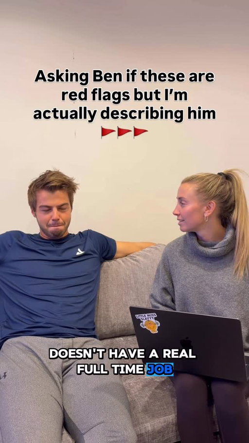 Is @benjohns_pb a walking red flag? 🚩 

We already know he’s showing signs from @annabright.pb’s Wrapped… 🤣