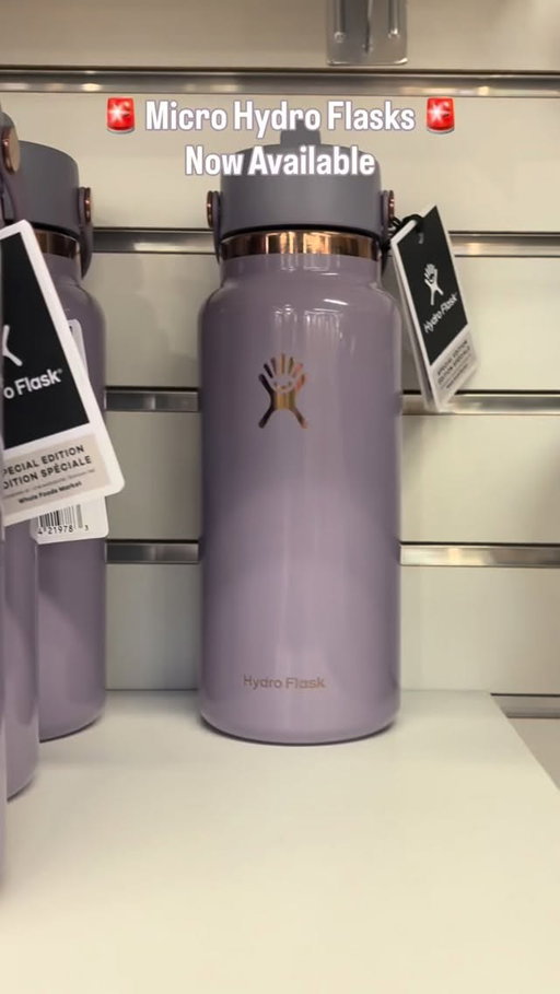 🚨 PSA: Micro Hydro Flasks are now available in Canada at your local Whole Foods Market 🚨