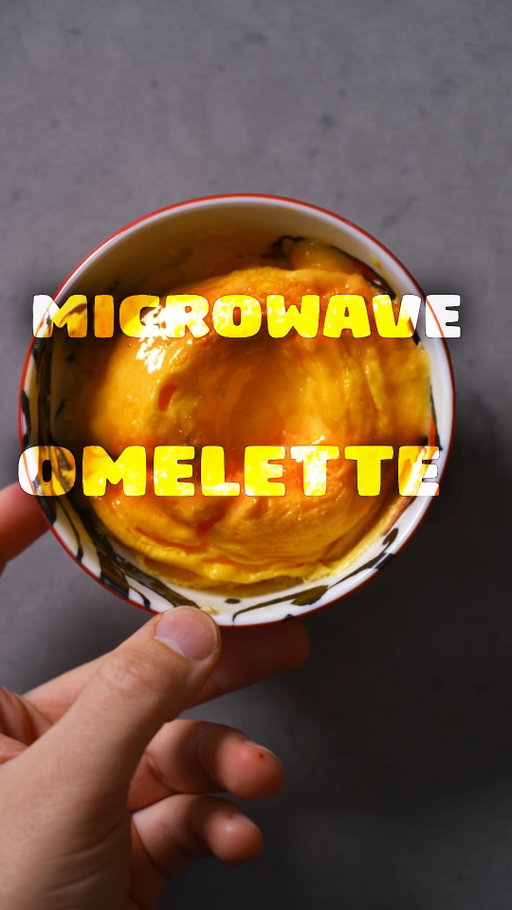 the silky smooth microwave omelette. this only takes an egg, in my case two eggs, bout a table spoon of kewpie mayo, nuke it for 1:45 minutes, top with some goat cheese and scallions.  thanks mr hardy for always believing in me.
