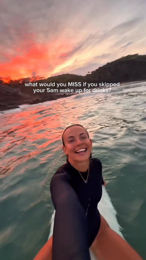 Skipped your 5AM surf for drinks?
Okay… but what did you actually miss??

🌅 Sunrise
The kind that doesn’t show up on camera - but you feel it to your core

🏝️Salt on Skin
That first dive into the water that wakes up every cell in your body.

🌊 Ocean Therapy
Just you + the waves = peace

🏄Surf High
The one wave that makes you smile all day

☕️ Coffee After
When it’s still quiet, and your wetsuit’s dripping on your car window

✨Head Start
When most are sleeping off tequila, you have already had hours of fun 

If you felt this… you already know why I choose the ocean every time

#sunrisesurf #surfgirlvibes #morningroutine