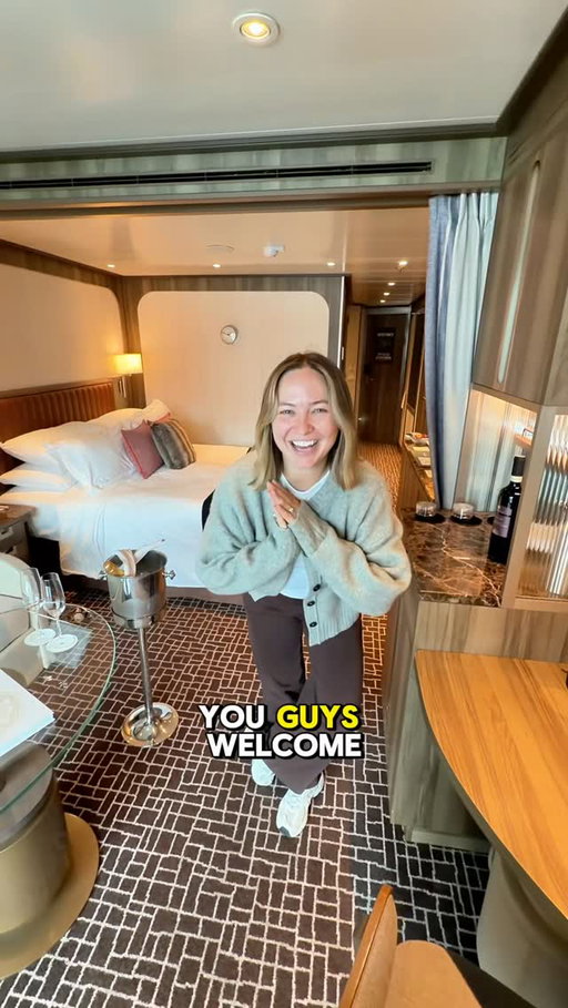 How is this the entry level suite?! Definitely not the worst place to spend our 2+ day journey through the Drake Passage!
