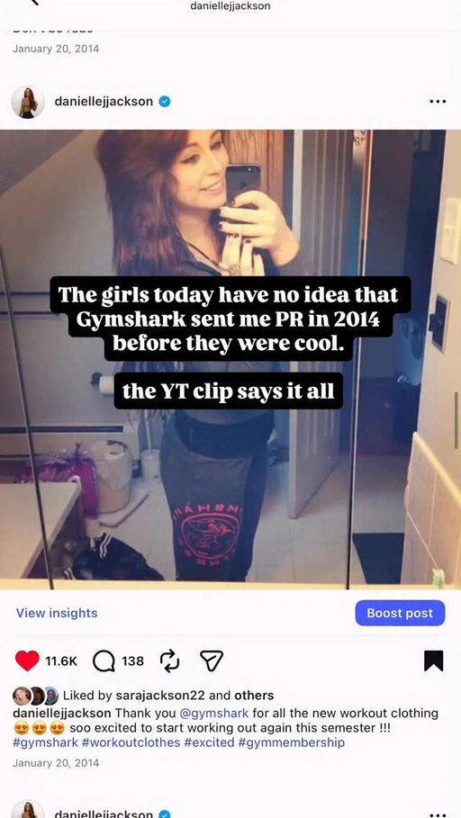 the cringe is so real yall this is so 2014 coded goodbye

#gymshark#lol#throwback
