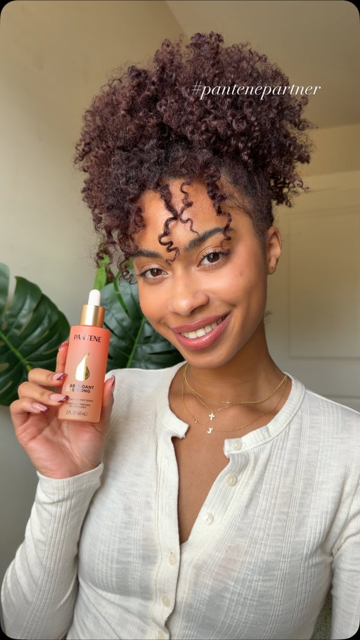 #pantenepartner | Bringing the @pantene Abundant & Strong system into my regimen ​💆🏽‍♀️🤍
It’s a super lightweight serum that fits so easily into my routine, helping strengthen my hair and support the growth I’ve been working so hard to retain 🌱
​
Years of tension and stress left me with thinning areas and bald spots that made me feel so insecure to the point where I avoided the styles I love. Opening up about this part of my journey came with a lot of hesitation and embarrassment, but I know so many of us are walking through this silently.
​
If you feel comfortable, share your own hair loss story in the comments. I’d love for this to be a space where you feel supported, understood, and not alone Available to shop now on @amazon 🫶🏼 #ad​#affordablehaircare 
​
#pantenepartner #pantene #abundantandstrong