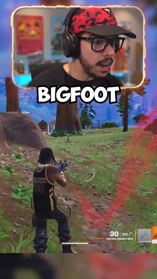 Bigfoot in Fortnite! #fortnite #typicalgamer