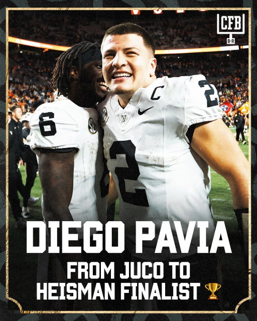 Diego Pavia proved the doubters WRONG and just led Vandy to it’s FIRST-EVER 10-WIN season 🔥

Does he deserve the Heisman? 🏆

(via @thepivot)

#heisman #cfb #collegefootball