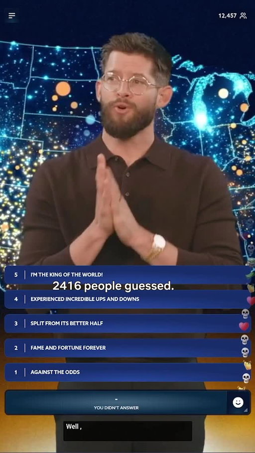 ok but YOU could be next. BEST GUESS LIVE weekdays at 5pm PT/ 8PM ET #bestguesslive