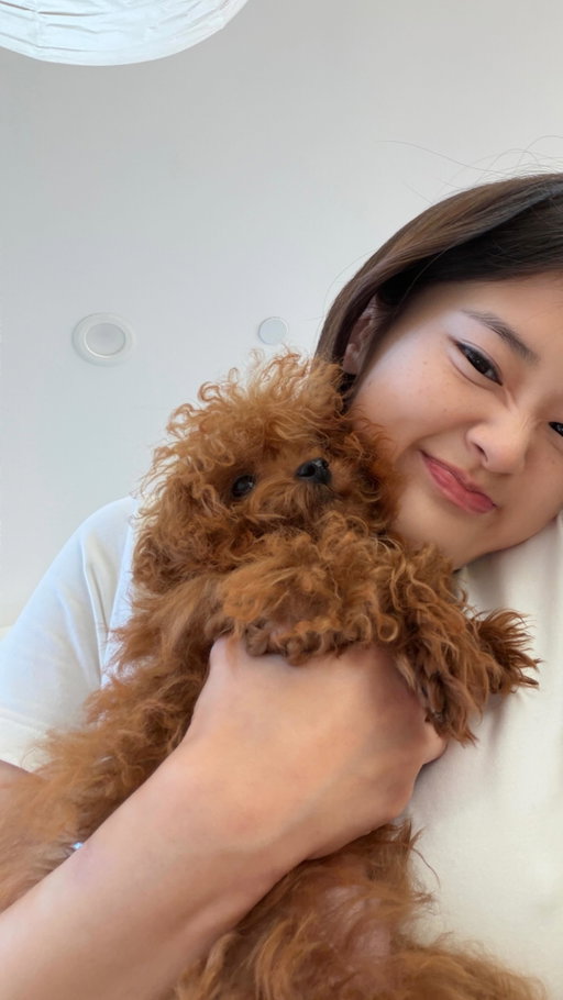 still can’t believe he’s really mine🥹🐶 48 hours as a dog mom — new vlog on my YouTube✨