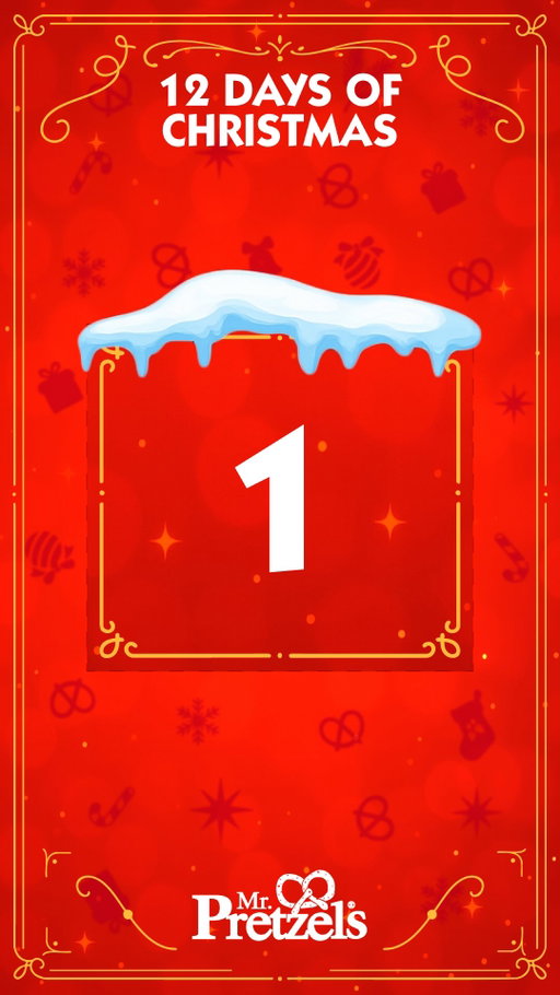 🎄GIVEAWAY 🎄

The countdown to Christmas has begun! From today until 24th December, we’ll be opening one door each day on our 12 Days of Christmas Mr. Pretzels Advent Calendar.

Every day brings a new prize, so make sure to enter!

Day 1 is a treat for all our pretzel lovers: win a free pretzel with any of your favourite toppings.

To enter:
🥨 Follow @mrpretzelsuk and like this post
🥨 Tag a friend in the comments
🥨 BONUS ENTRY: share this post to your story (remember to tag us!)

T&Cs: Open to UK residents, 18+ only. No purchase necessary. Prize must be collected at a UK Mr. Pretzels kiosk, is non-transferable and no cash alternative is available. Competition closes 16/12/25 at midnight - one winner will be chosen at random and contacted via DM from @mr.pretzelsuk. Not sponsored, endorsed, or administered by Instagram.