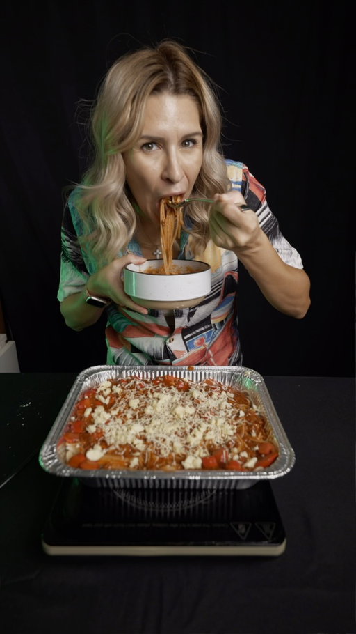 Filipino spaghetti is instantly recognizable as “party food” by Filipinos worldwide. Heavily Influenced by America during the post-war era and when tomato sauce became scarce local Filipinos adapted it to local tastes by using Banana Ketchup and sugar, creating the iconic sweetness...
Foreigners often find the sweetness surprising, but it’s exactly what makes it uniquely Filipino. Red hotdogs (a Filipino staple) and grated cheddar became the signature toppings, making it festive and kid-friendly. It’s the star of birthdays, fiestas, and Christmas gatherings — a dish that signals celebration. It represents Filipino adaptability - taking something foreign and making it distinctly local. #filipinospaghetti #pinoyfood #filipinofood #partyfood
