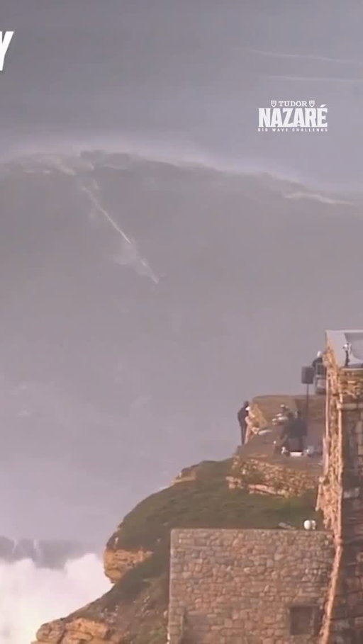 The stuff nightmares are made of. ⚠️

@lucaschumbo charging a Naz beast. 

TUDOR Nazaré #BigWaveChallenge is ON. Tune in LIVE on worldsurfleague.com and WSL YouTube 📺
@tudorwatch @redbullsurfing @visitportugal