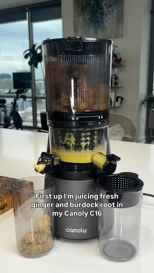 Immune boosting prep, made easy ✨

COMMENT “JUICE” and I’ll send you the link for the Canoly Juicer plus my 15% off discount code🫶🏽

This week I’m using my @canoly_official C16 juicer to prep a few of my cold-season staples:
• Fresh ginger + burdock root juice — frozen into cubes to steep anytime for a soothing immune-supporting tea
• Creamy homemade almond milk
• A naturally sweet mixed berry sorbet for a little daily joy.

I love setting myself up for the week with simple, nourishing basics that support my body and save time. Prep once, enjoy all week 💛

#CanolyPartner #ImmuneBoostingPrep #myvegankitchenlife