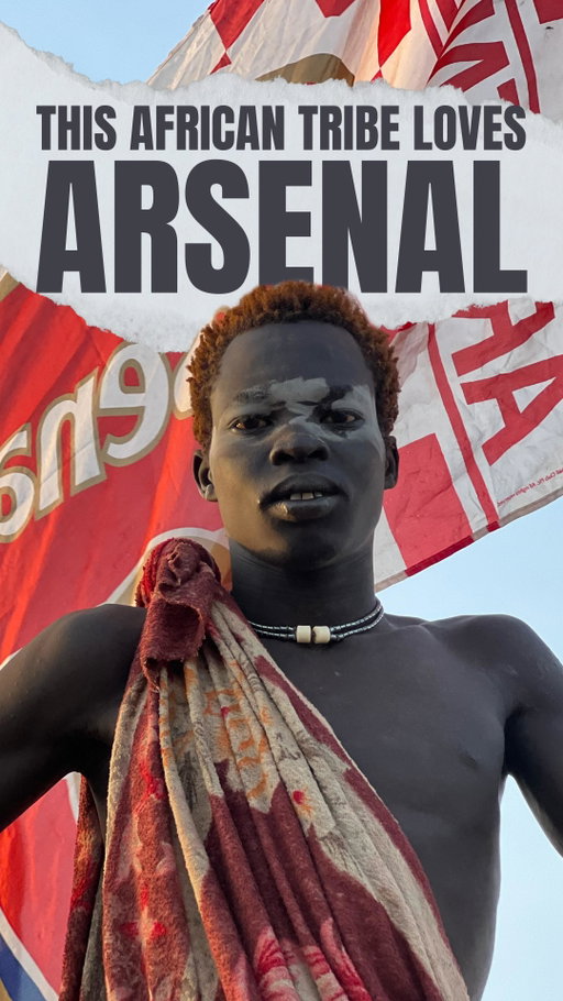 🇸🇸 This African tribe is obsessed with Arsenal. Meet the Dinka people of South Sudan, who make up 35% of the country’s population and are known for being some of the tallest on the planet. I had the lucky chance to experience daily life with them in one of their remote cattle camps. While football is loved here, wrestling is their main sport and is taken very seriously. Interestingly, we found that fighters have ultras who use European club logos as their badges! 😅

#travel #viral #backpacking #travelgram #travelling #instatravel #traveling #travelblogger #traveler #arsenal #arsenalfantv #afc #africa #southsudan #sudan #juba #dinka #football #futbol #dnzhtravels
