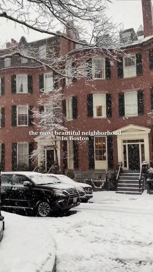 Beacon Hill is truly a charming place to visit in📍Boston 🤍🥹