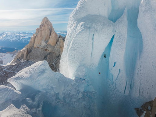 Colin Haley’s (@colinhaley1) winter solo of Cerro Torre is such an outrageous accomplishment that even after putting the dream down for a decade, it’s still something practically only he could do, and with the perfect weather window at that. 

It took 12 years for the stars to align. After his first attempt in 2013, a second attempt ten years later in 2023, and then a frustrated expedition to the Karakoram this past summer, Colin found himself booking a last-minute flight to El Calafate to finally make some progress on bigger goals. Having landed during an excellent weather window, he immediately got to work portering gear and preparing to make the most of his time in El Chaltén. 

That’s when he and photographer/drone-pilot extraordinaire Ty Lekki realized this was a moment worth capturing. Colin’s soloing naturally leaves little opportunity for documenting his ascents, and it seemed like a great way to share something truly historic. And as our jaws are STILL on the floor looking at these photos, we have to agree! 

What the photos don’t show is how Colin managed to carve his way to the summit after accidentally committing to a false wind tunnel. “I accepted that I probably wouldn’t make it to Cerro Torre’s summit, but I decided that I wouldn’t give up until it was 100% clear that I couldn’t make it through,” Colin writes in his blog. “So, with that determination, I started the most insane episode of ice spelunking that I have ever experienced.” 

Get the full, wild story in Colin’s own words at the link in bio. 

Photos: Ty Lekki (@tylekki)