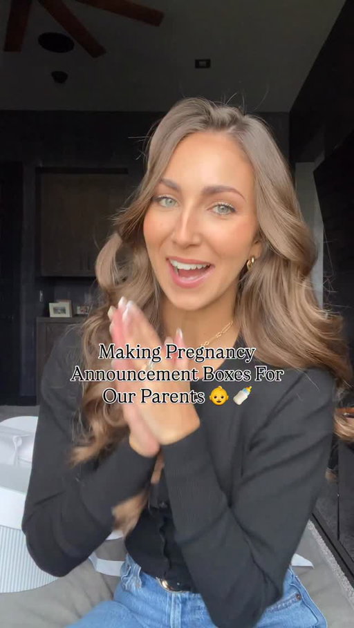 Posting their reactions soon🥰❤️ I ended up adding little booties too, and they loved it!!!! Baby Ekeler is going to have the best grandparents!!! 

#pregnancyannouncment #pregnancyannouncementideas #pregnancy #momtobe #firsttimegrandparents