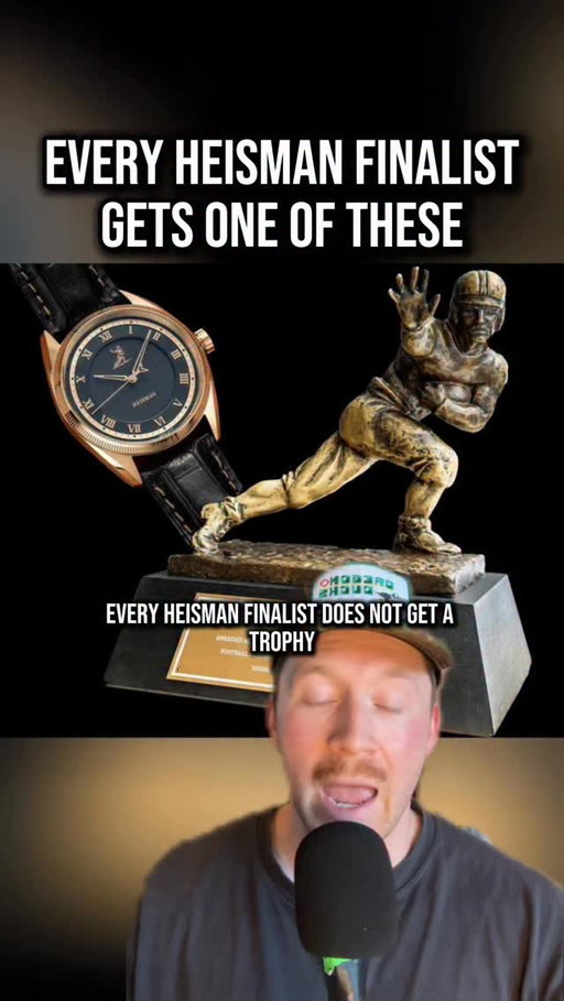 Every Heisman finalist gets one of these 😳

#football #cfb #collegefootball