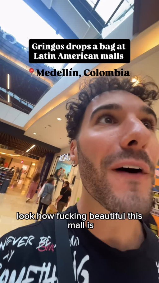 Will forever love mall culture in Latin American malls - hits differently #backpackinglife #backpackingcolombia #southamericatravel #backpackingsouthamerica #medellincolombia💛💙❤️