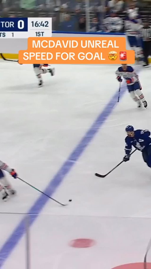 McDavid with some WHEELS for the goal 😳💨