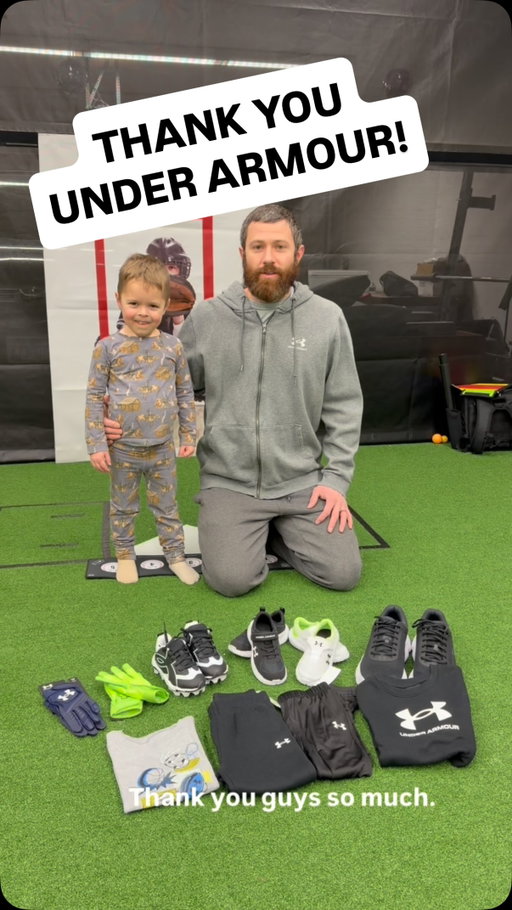 Wow, thank you @underarmour! 💯💯

We are appreciative all the swag and gifts & will continue to teach Way (& Steely) the importance of being grateful for what we have, and also the importance of giving to others! 

#underarmour #baseball #athlete