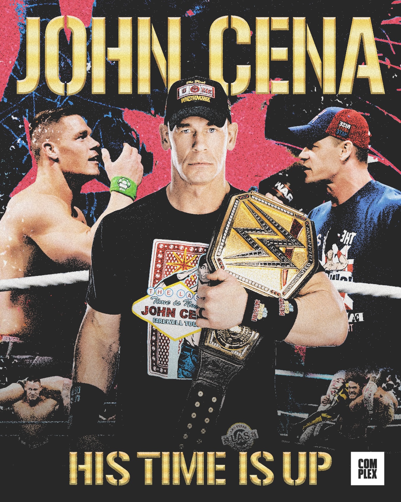 17x WORLD CHAMPION 
5x UNITED STATES CHAMPION 
4x TAG TEAM CHAMPION 
2X ROYAL RUMBLE WINNER 

THANK YOU CENA 🤞❤️