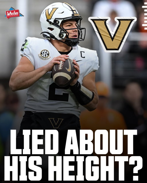 Vanderbilt Quarterback Diego Pavia did not look like his listed height of 6’0 during the Heisman Trophy Ceremony Saturday 🤔

Pavia, the Heisman Trophy runner-up, is listed at 6’0 according to the Vanderbilt depth chart, but seemed much smaller than Notre Dame running back Jeremiyah Love who is also listed at 6’0.

Pavia finished second in the Heisman Trophy voting after totaling over 4,000 yards of total offense and 36 total touchdowns this season.

Some of you will choose to take this as “here he goes hating Pavia again” and “this is such a non-issue,” but this is literally just pointing out an obvious takeaway from the Heisman ceremony.

Pavia is an incredible player who willed his team all season long and deserves all the recognition necessary.

However, is Pavia actually 6’0?😂

#collegefootball #cfb #cfb26 #cfb25