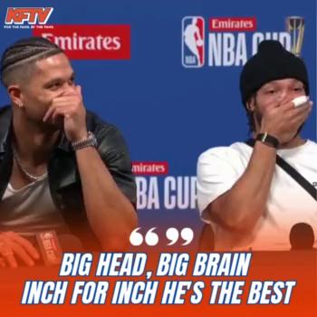 Never a dull moment for The Roomates Josh Hart and Jalen Brunson 🤣.

🚨 - Knicks fans, get your last minute holiday gifts at the KFTV merch store.  Head over to Knicksfantv.com now! Fast and free guaranteed Christmas shipping if you order by 12/18