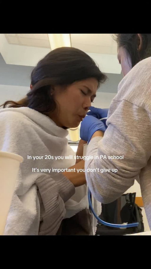 The NG tube on each other will forever haunt me but proud of how far l’ve come :0
#paschool #physicianassistant #healthcare