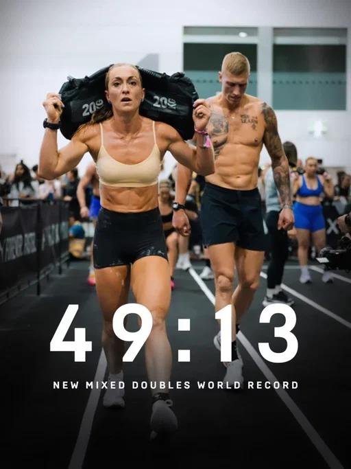 It's official | 49:13

Mollie and Cole set a new World Record for Mixed Doubles  in BYD HYROX Melbourne⚡

#HYROX #HYROXAPAC #HYROXANZ