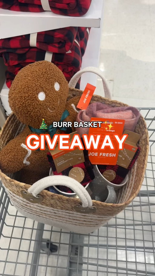 GIVEAWAY CLOSED✨

BURR BASKET GIVEAWAY ❄️🎄✨

We’re wrapping up the year with a special giveaway just for you!

One lucky winner will receive:
🎁 A Life at Home™ Gingerbread Cushion
🎁 A Life at Home™ Candle
🎁 2 Life at Home™ Mugs
🎁 A Joe Fresh Scarf
🎁 2 Joe Fresh Socks
🎁 A $250 Joe Fresh gift card to shop all your holiday favourites!

How to enter:

❄️ Follow @joefresh
❄️ Like this post
❄️ Tag a friend in the comments and share your favourite holiday movie!

-

Note: Must be following @joefresh to win. No purchase neccessary. Winner chosen 
at random. Open to Canadian residents olny. Contest ends December 18th at 11:59PM. Approximate total prize value: $340 CAD. Check the link in our bio for full rules and regulations.

Good luck & happy holidays! ✨

#JoeFresh #BurrBasket #HolidaySeason #ChristmasGiveaway #Giveaway