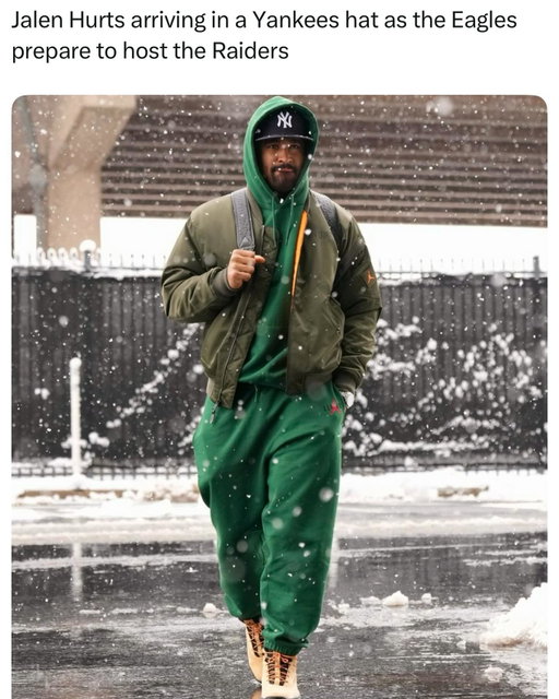 Our quarterback is repping the enemy (via @nfl)