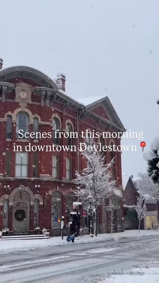 So beautiful ❄️

Videos from around @boroughofdoylestown this morning — showing the impact of the storm from last night. Many reports said the area could have up to 6 inches of snow. Make sure to drive carefully if you have to leave the house! 

🎥 @cardinal_community_news

#buckscounty #buckscountypa #panel’s #phillysuburbs #doylestownpa #townsofpennsylvania
